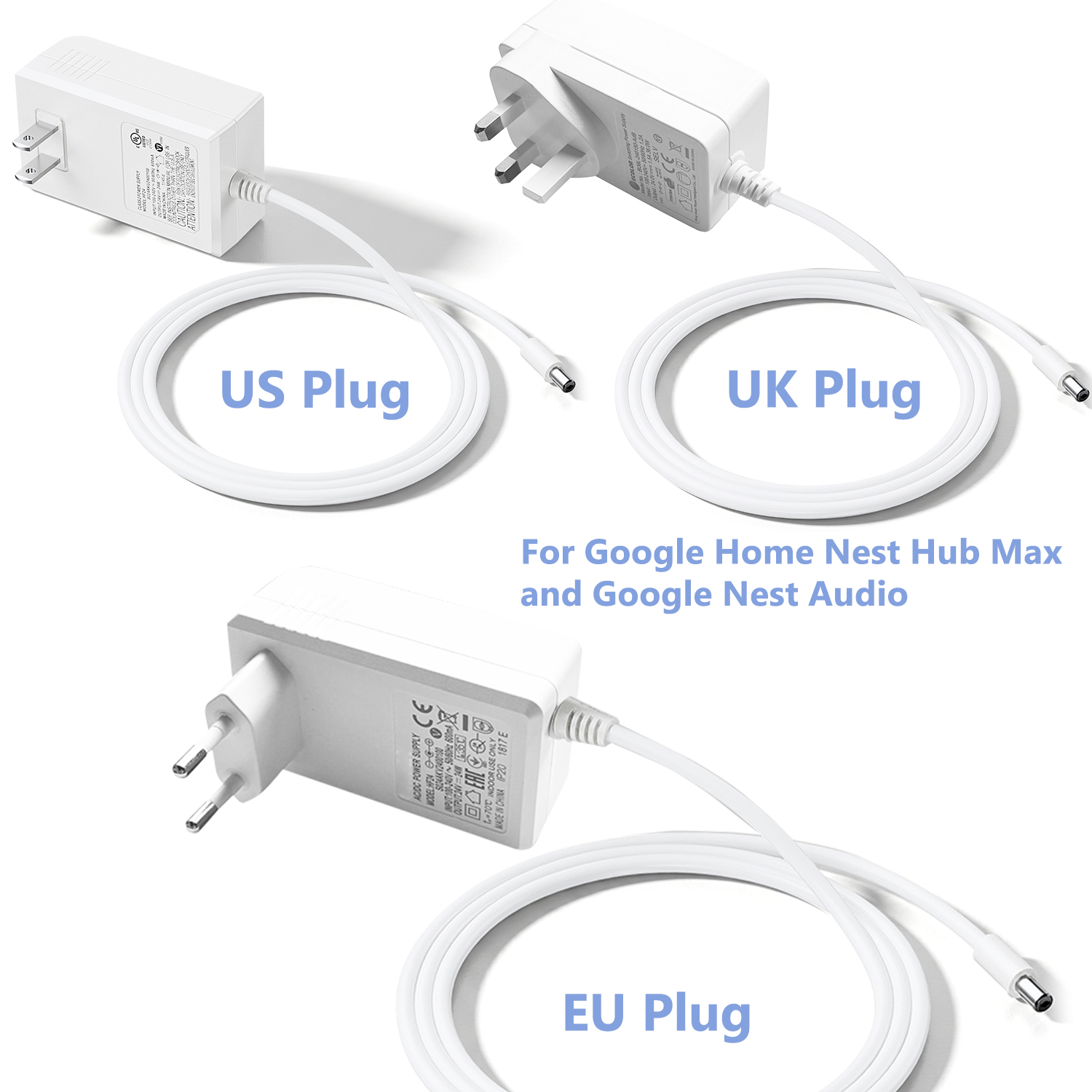 24V Power Supply Adapte for Go - огляд і ціна Google Speaker Nest Audio