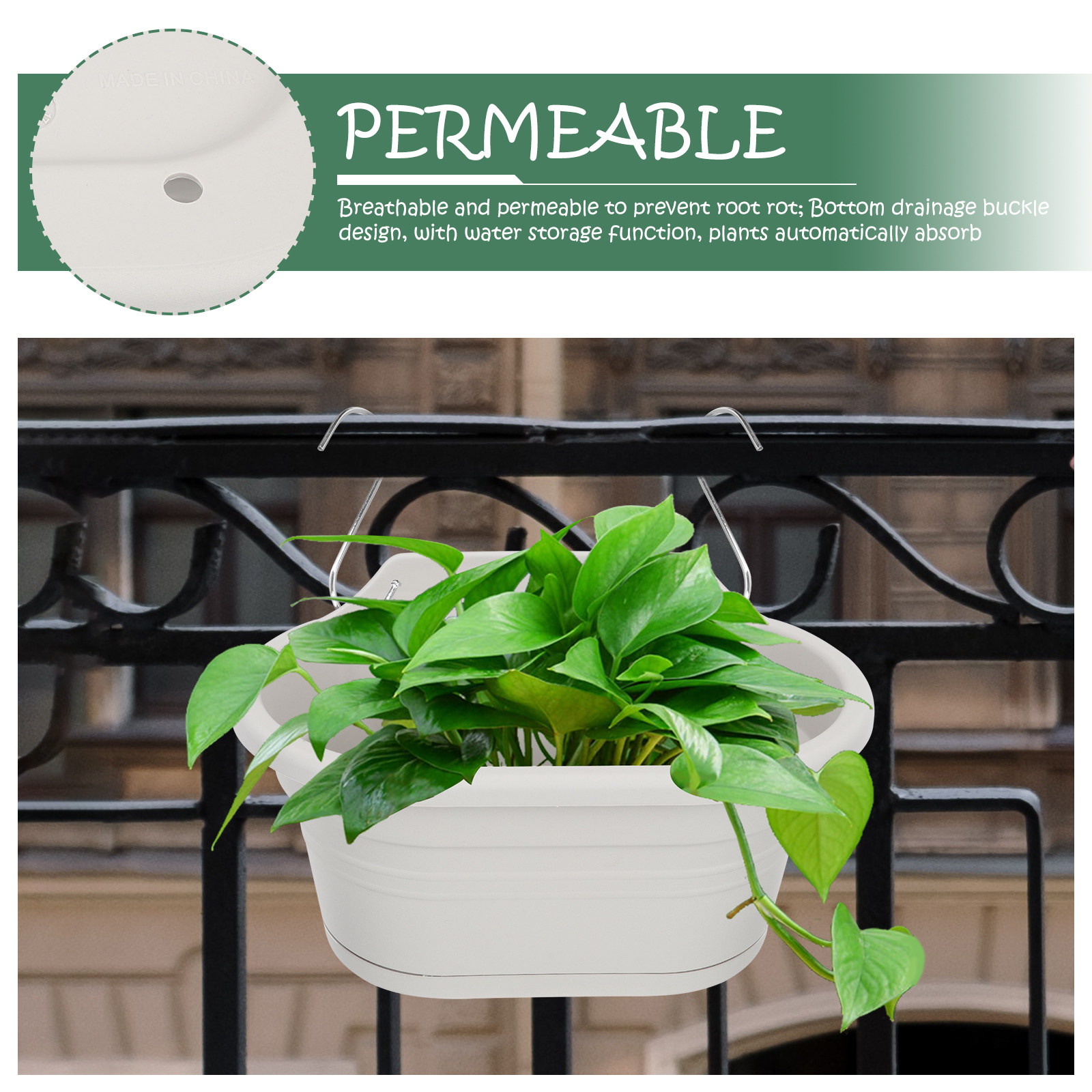 Wall Mounted Hanging Flower Po - огляд і ціна Spider Plant Hanging